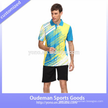 High quality jersey design for badminton, unisex badminton jersey, young badminton jersey